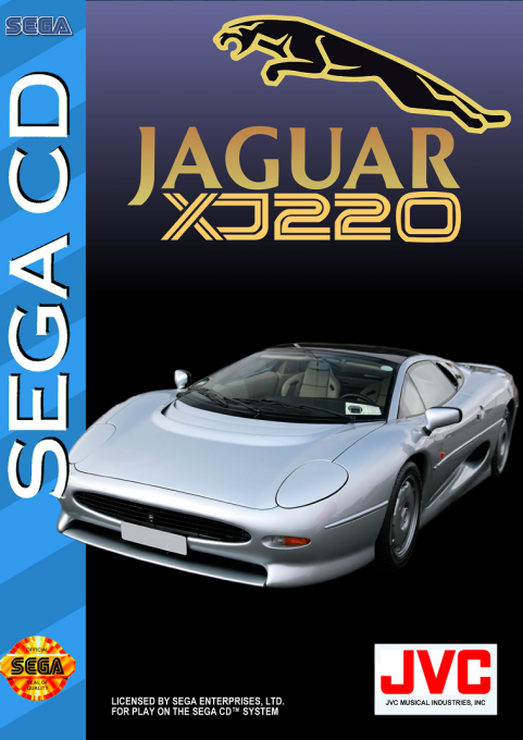 Jaguar XJ220 (Europe) (En,Ja) Sega CD Game Cover